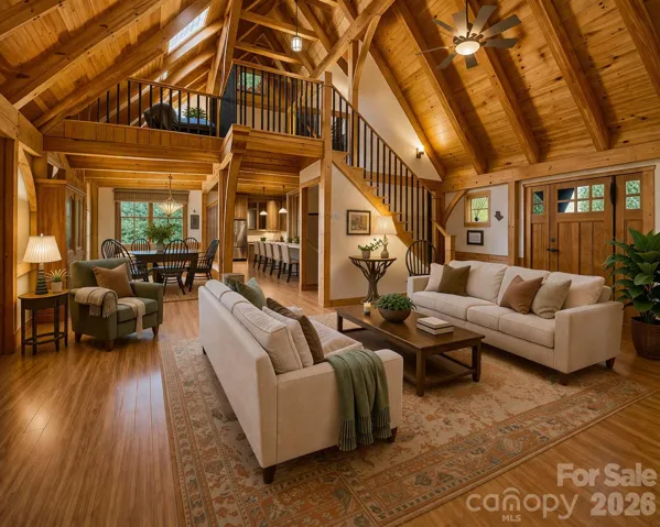 Great Room - Virtually staged