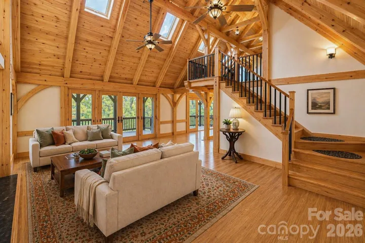 Great Room - Virtually staged