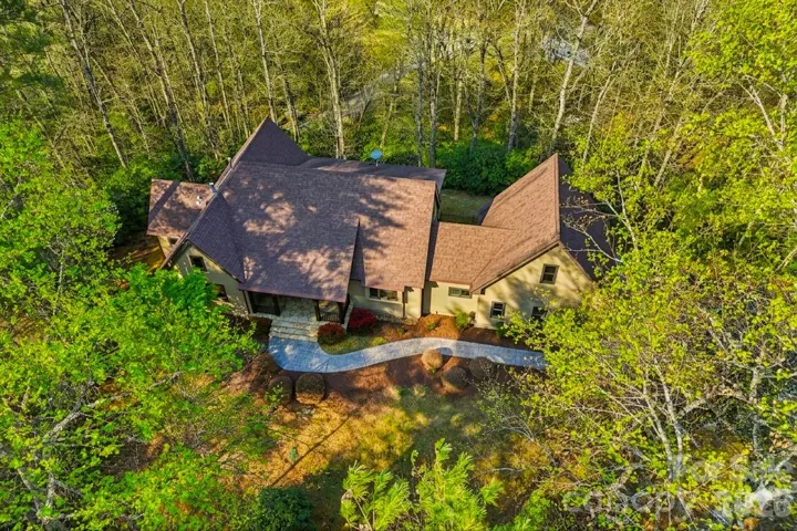 Aerial View of House