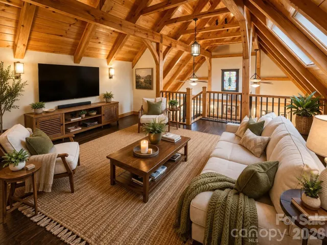 Lounge Loft - Virtually staged