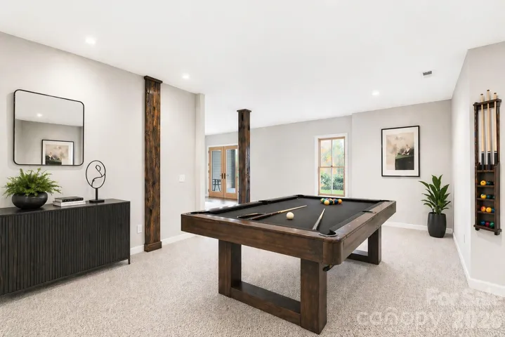 Billiard Room - Virtually staged