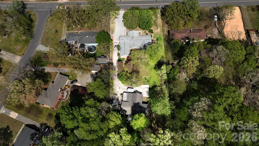 1319 Cathey Rd, Charlotte, NC  Approx Lot Lines