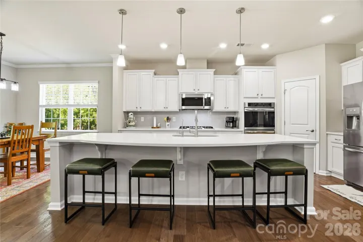 Oversized kitchen island