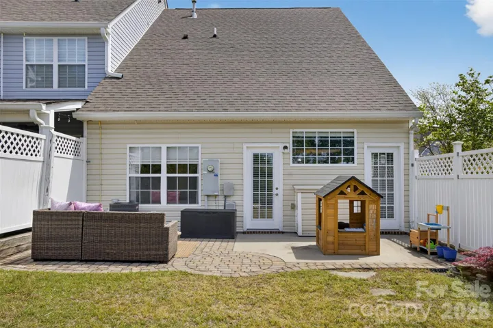 Huge, private patio for outdoor living