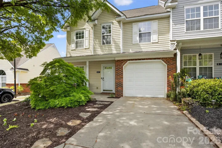 End unit, primary on main, single car attached garage