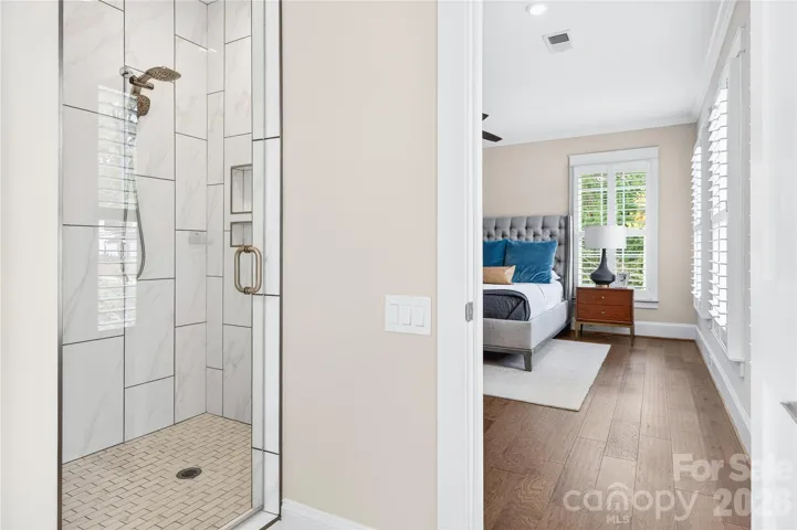 And Walk-In Shower