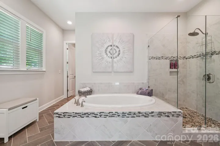Primary suite bath & shower
