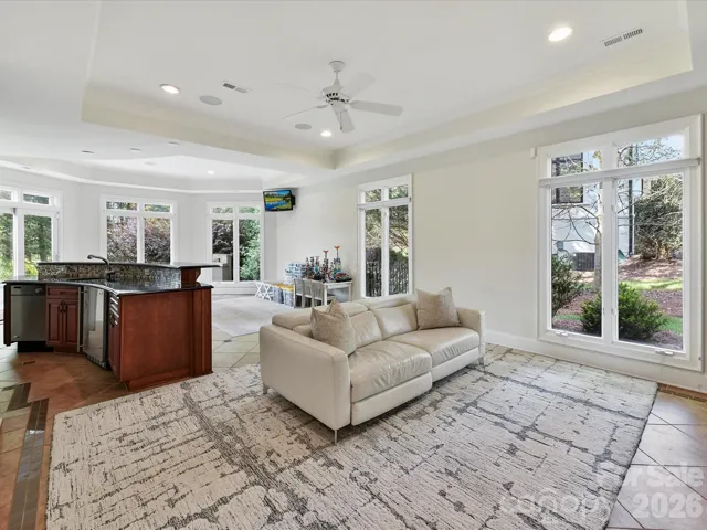 Lower level family room