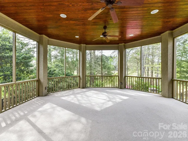 Huge screened porch off of the kitchen - new screens April 2026