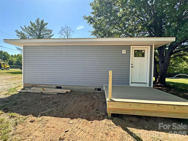 Side door and deck