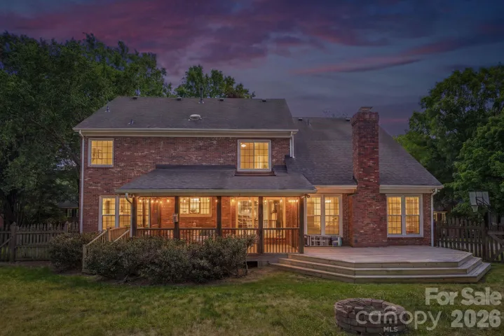 Rear Exterior Twilight 