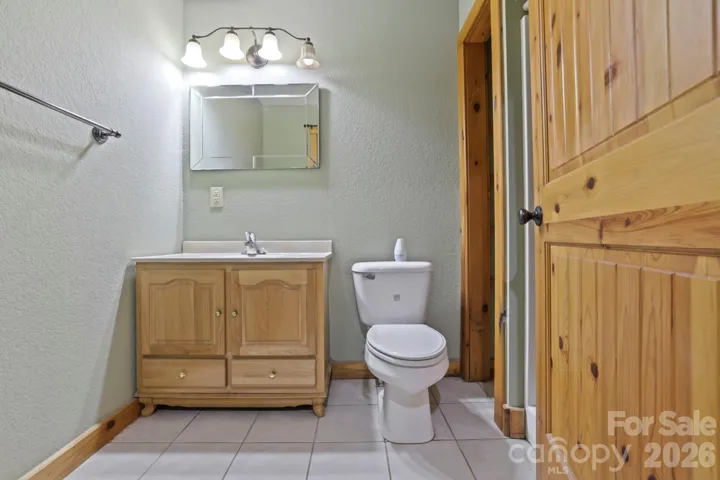 Extra bathroom downstairs for added convenience 