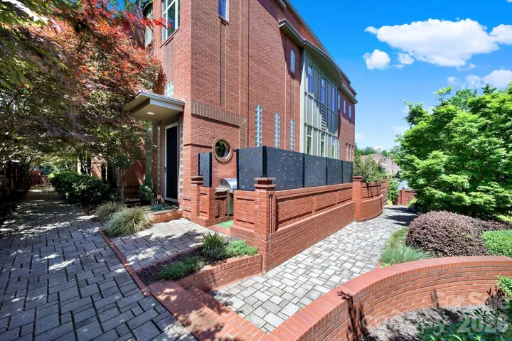 Front entrance and private side terrace (not a shared space).