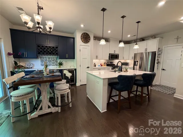 Kitchen, dining area