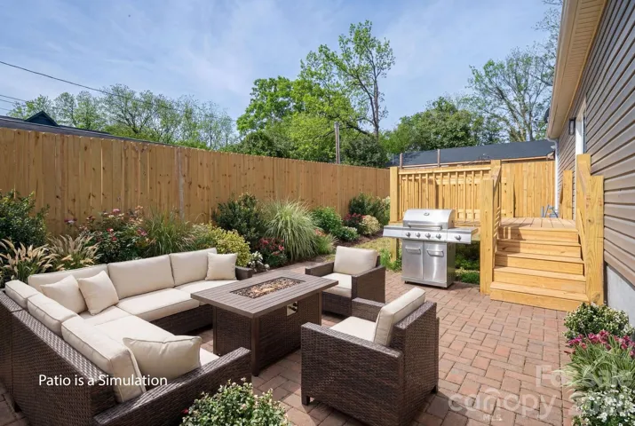 Virtually staged to help you imagine how this outdoor space can come to life!