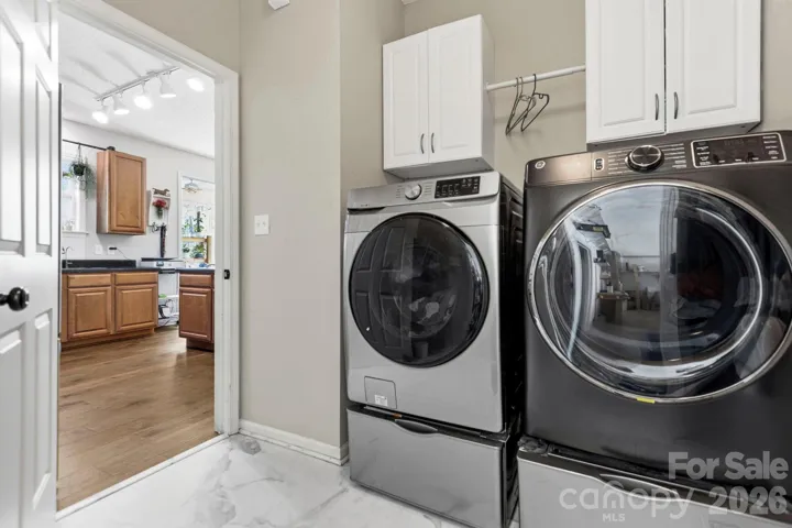 Laundry room off the kitchen