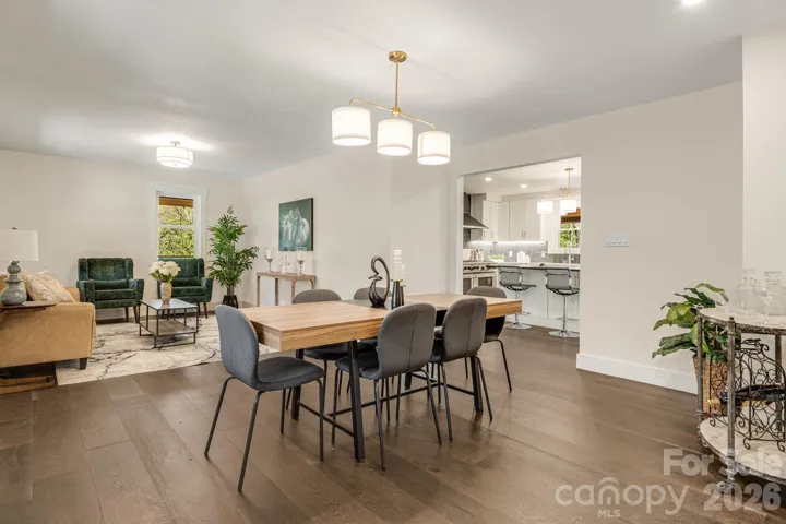 Dining and Living area off of Kitchen