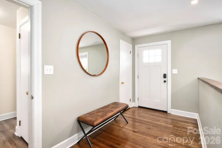 Entry way with mudroom closet