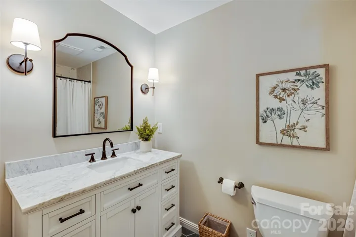 Fully updated full bath upstairs.