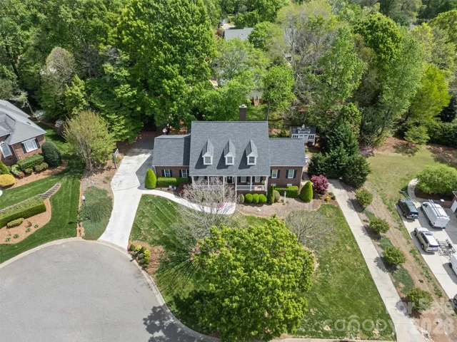 Two driveways, one main and one for the second living quarters.