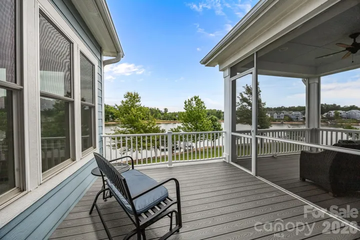 Deck with gas line for grill.