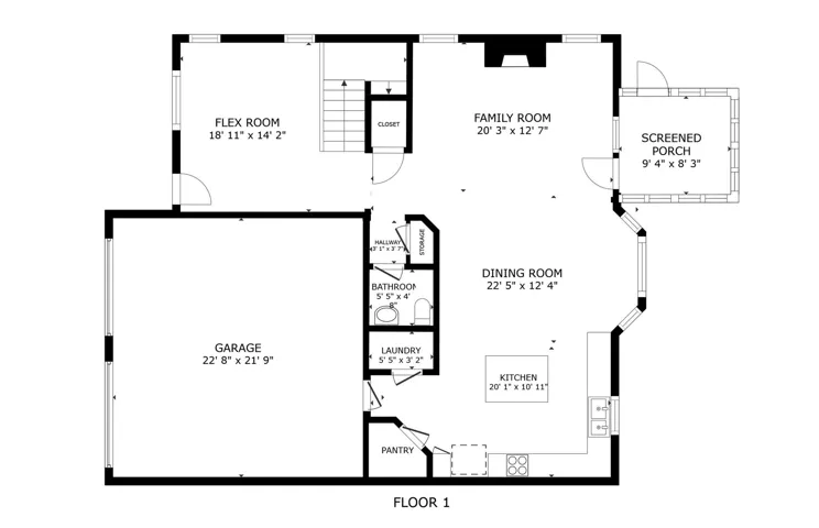 Main Level Floor plan
