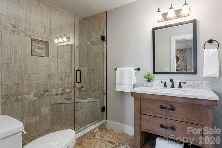Lower level full bathroom