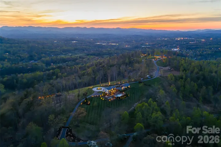 Overhead view of property