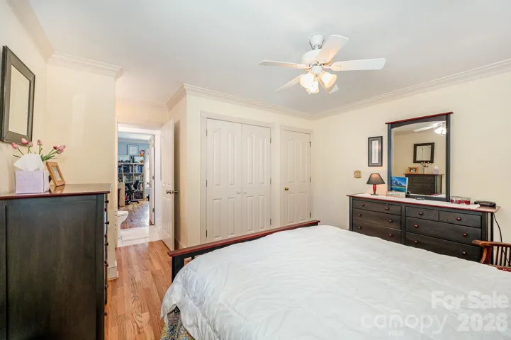 Each room has ample closet space.