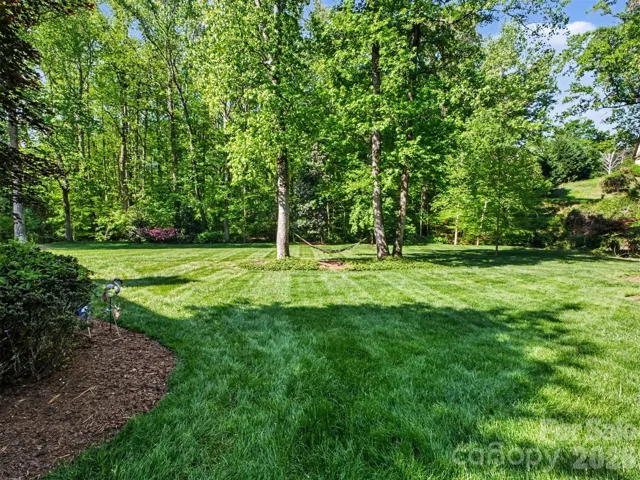 Another view...there is a creek that flows along the back.