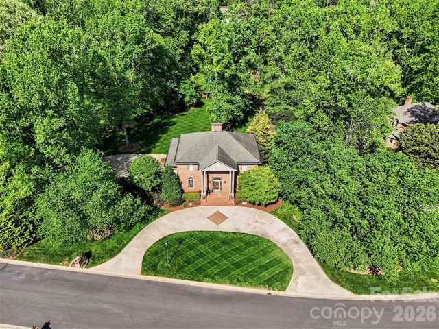 Aerial view of home