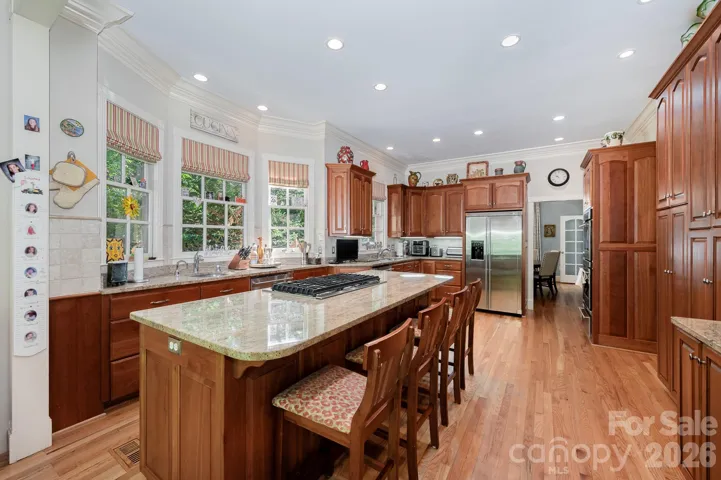 ...and tons of storage and prep space throughout. It is perfect for entertaining.
