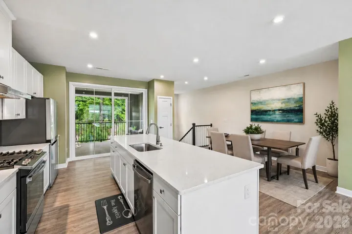 Dining Area Virtually staged