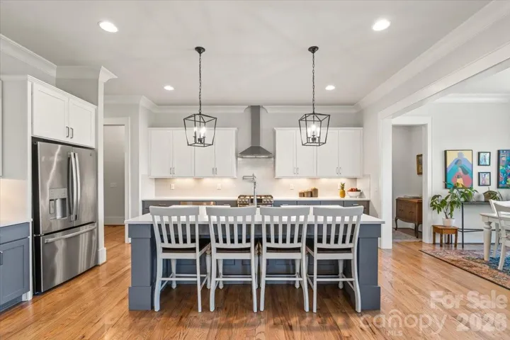 Stainless appliances, generous counter space, and storage where you actually need it.