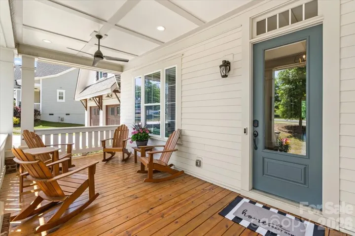 The rocking-chair front porch... made for slow mornings and waving neighbors by.