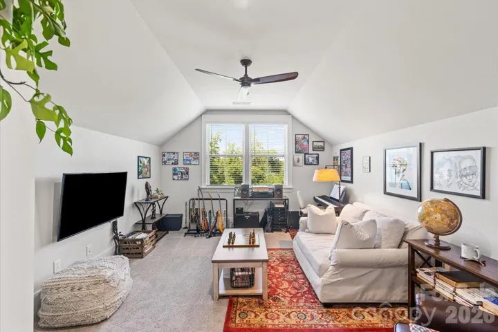 The bonus room... fifth bedroom, media room, or hangout