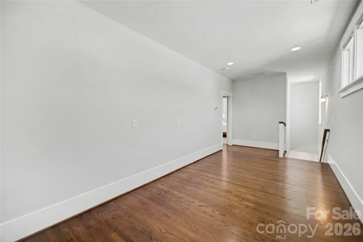 Versatile loft area upstairs perfect for workstation, game area or movie nights