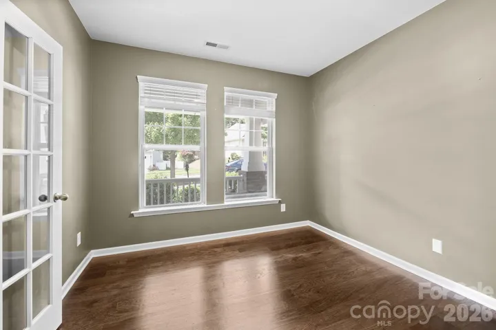 Private Office with French Doors - just off Front Entry.