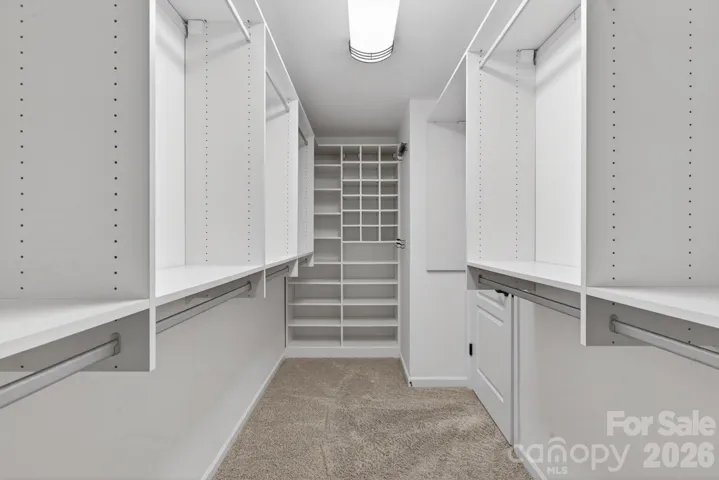 Custom primary closet