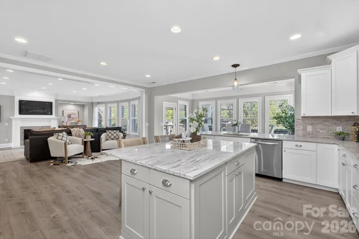 Center island storage