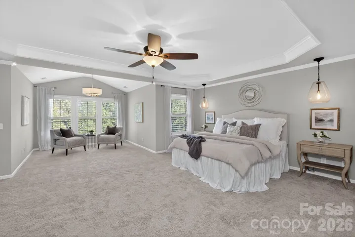 Expansive primary suite