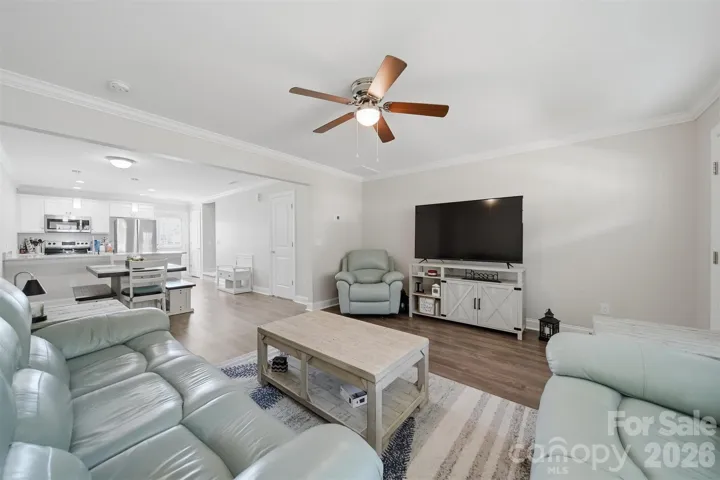 Open Concept Living/Dining/Kitchen View