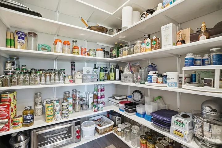 Custom pantry shelving 