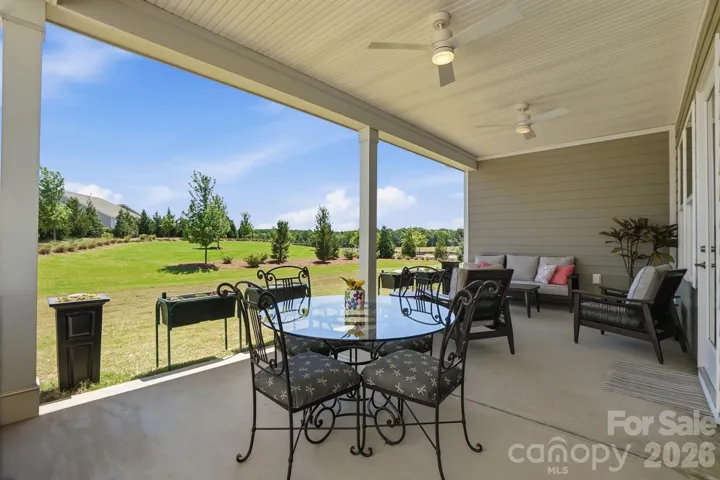 Open and airy view, no houses on top of you at this home. 