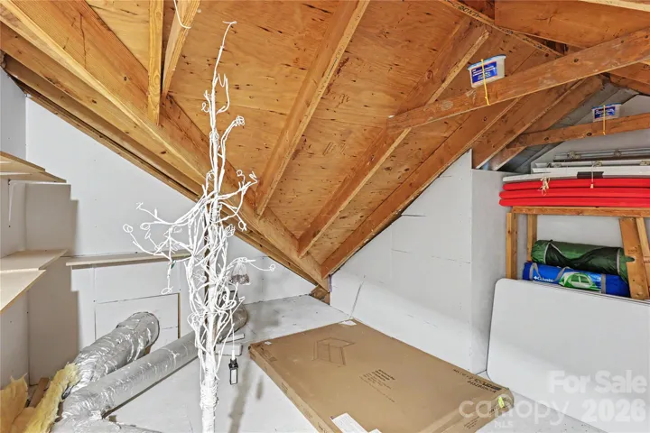 FINISH ATTIC GREAT FOR EXTRA STORAGE