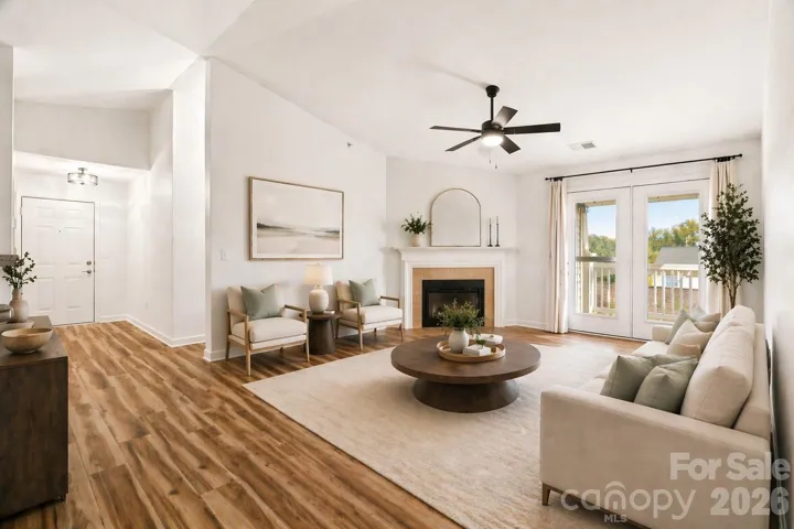 Virtually Staged Living Room