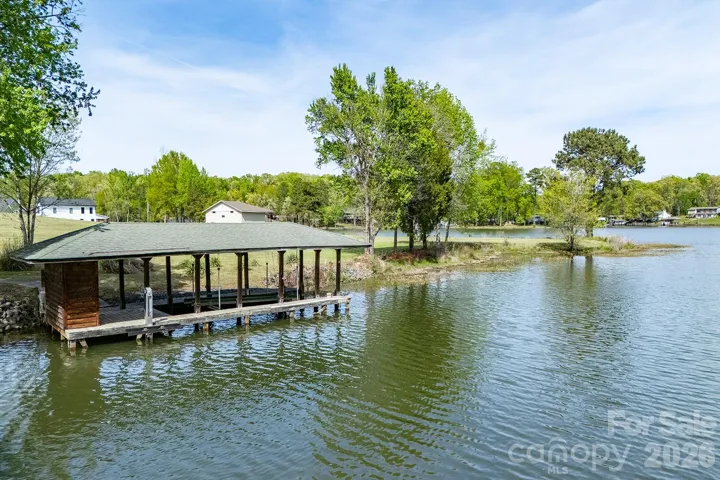 Private dock on Lake Tillery