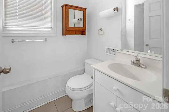 Half Bathroom in Garage