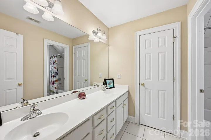 Full Bath with Linen Closet on Upper Level