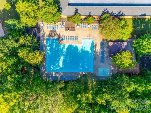 Aerial View of Community Pool